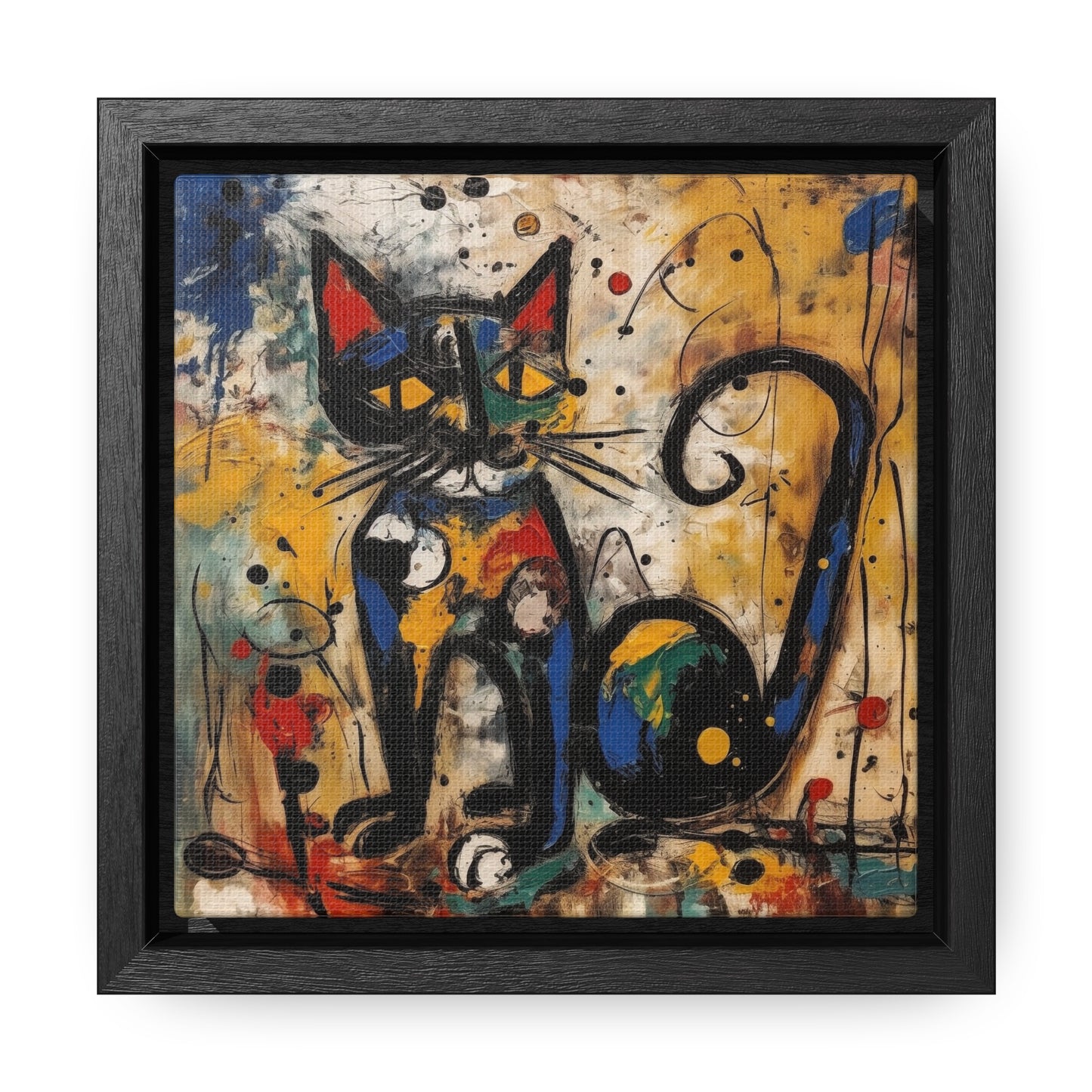 Cat 114, Gallery Canvas Wraps, Square Frame