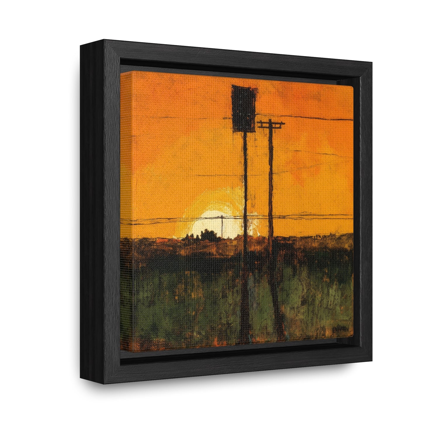 Land of the Sun 84, Valentinii, Gallery Canvas Wraps, Square Frame