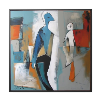 Sad Man 30, Valentinii, Gallery Canvas Wraps, Square Frame