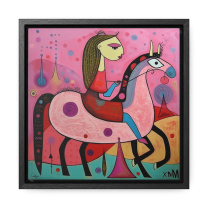 The Dreams of the Child 57, Gallery Canvas Wraps, Square Frame