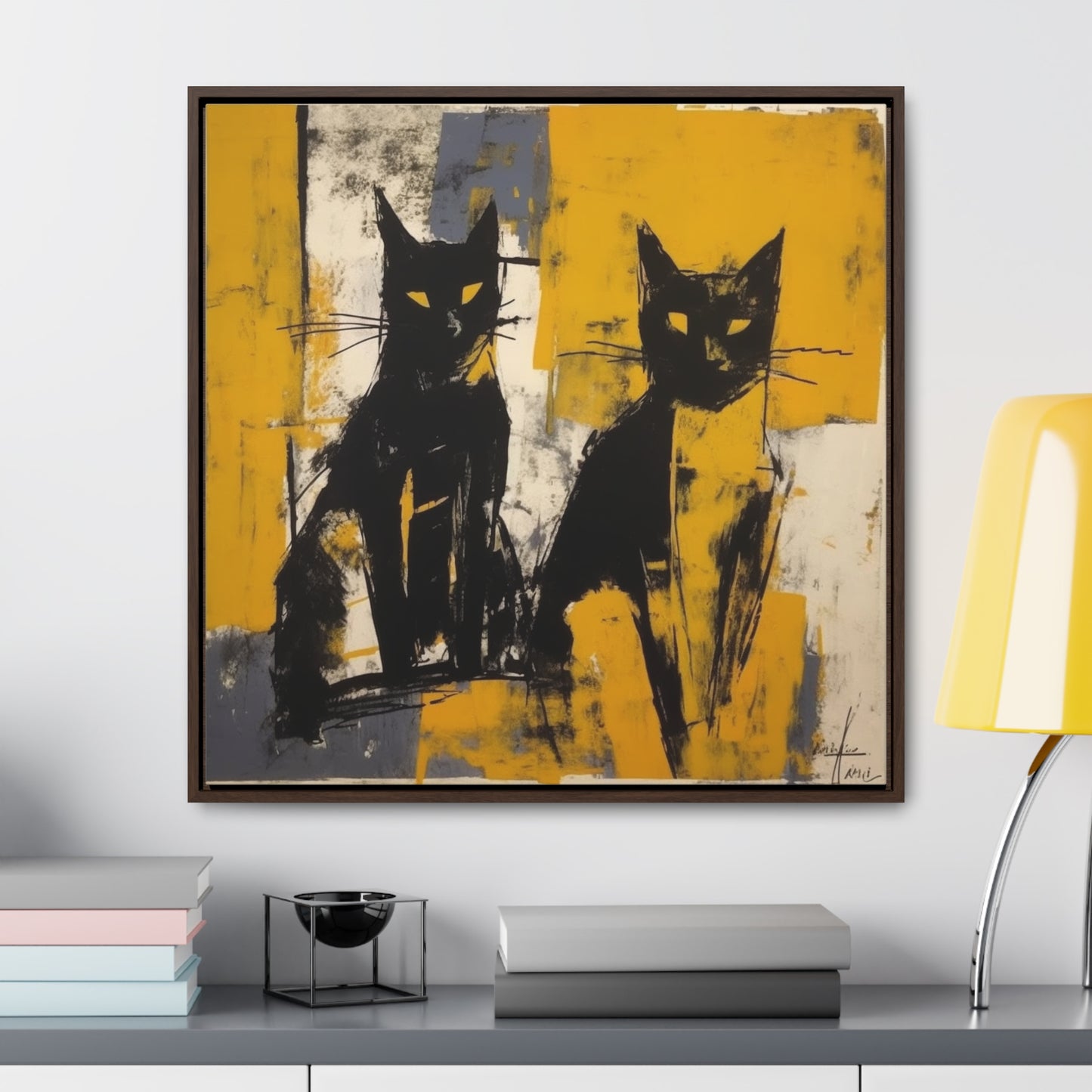 Cat 14, Gallery Canvas Wraps, Square Frame