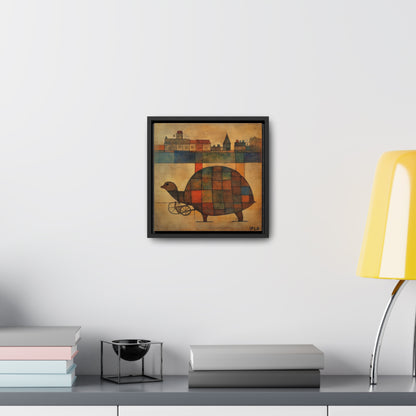 Turtle 17, Gallery Canvas Wraps, Square Frame