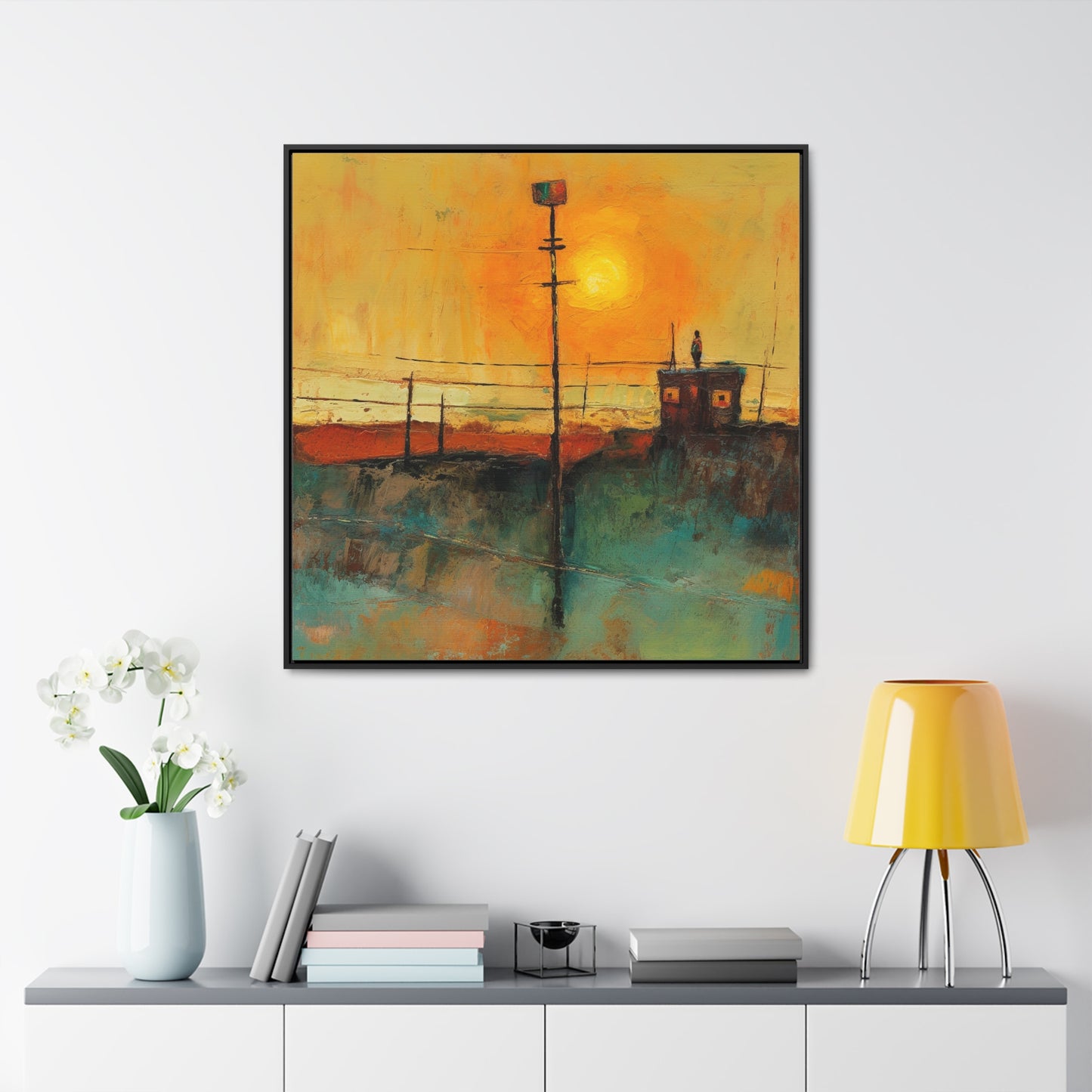 Land of the Sun 52, Valentinii, Gallery Canvas Wraps, Square Frame