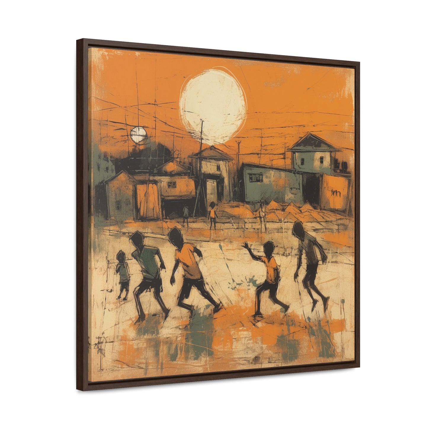 Childhood 37, Gallery Canvas Wraps, Square Frame