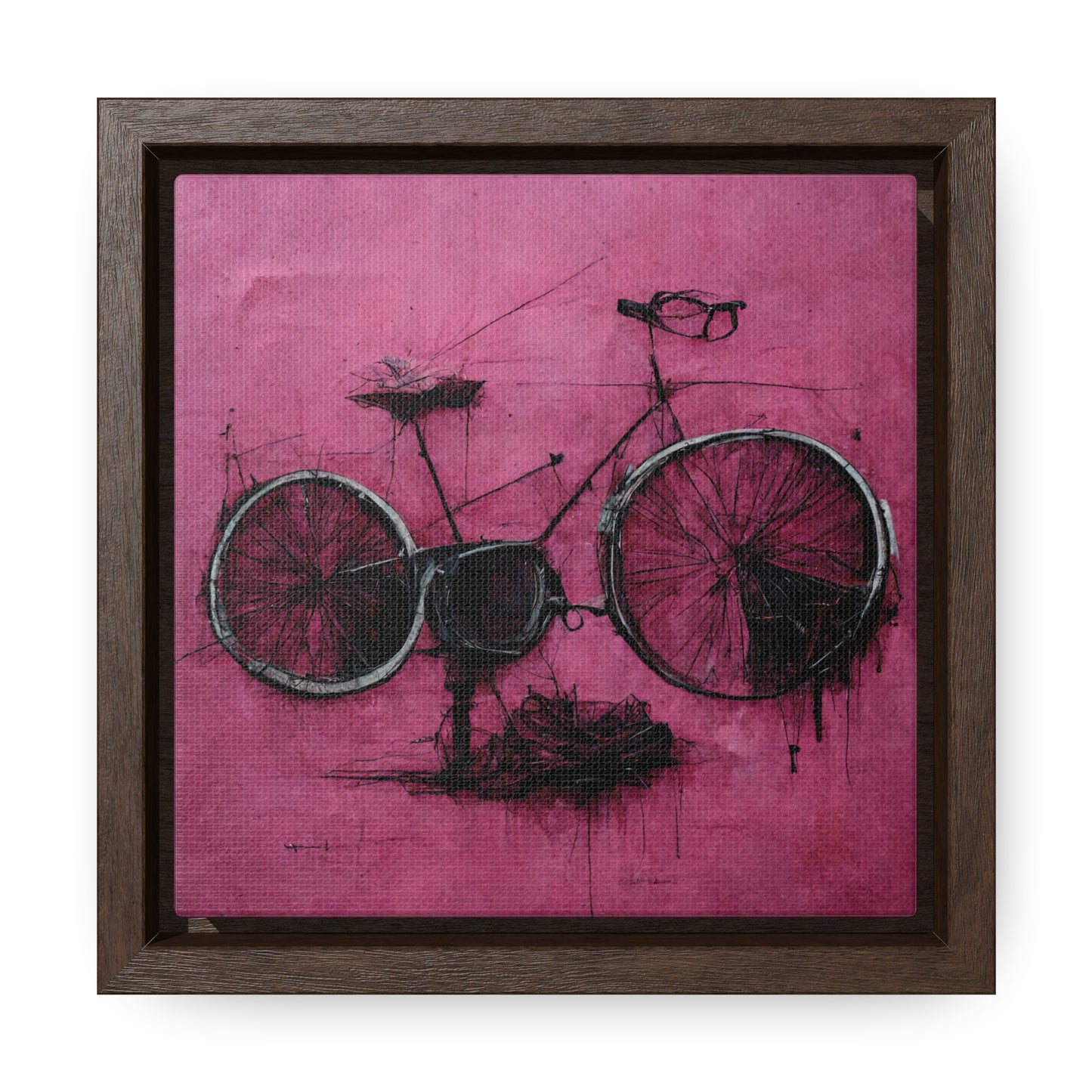 Bicycle 4, Valentinii, Gallery Canvas Wraps, Square Frame