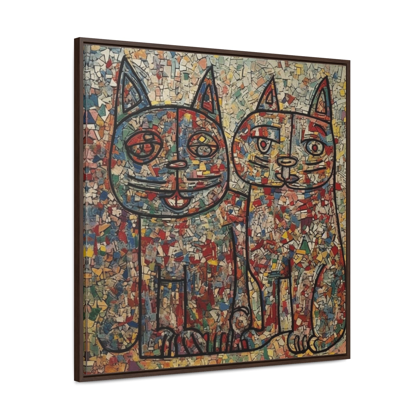 Cat 5, Gallery Canvas Wraps, Square Frame