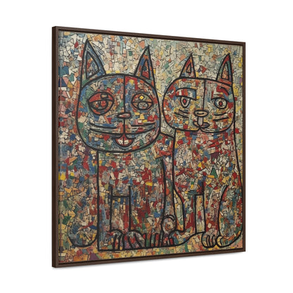 Cat 5, Gallery Canvas Wraps, Square Frame