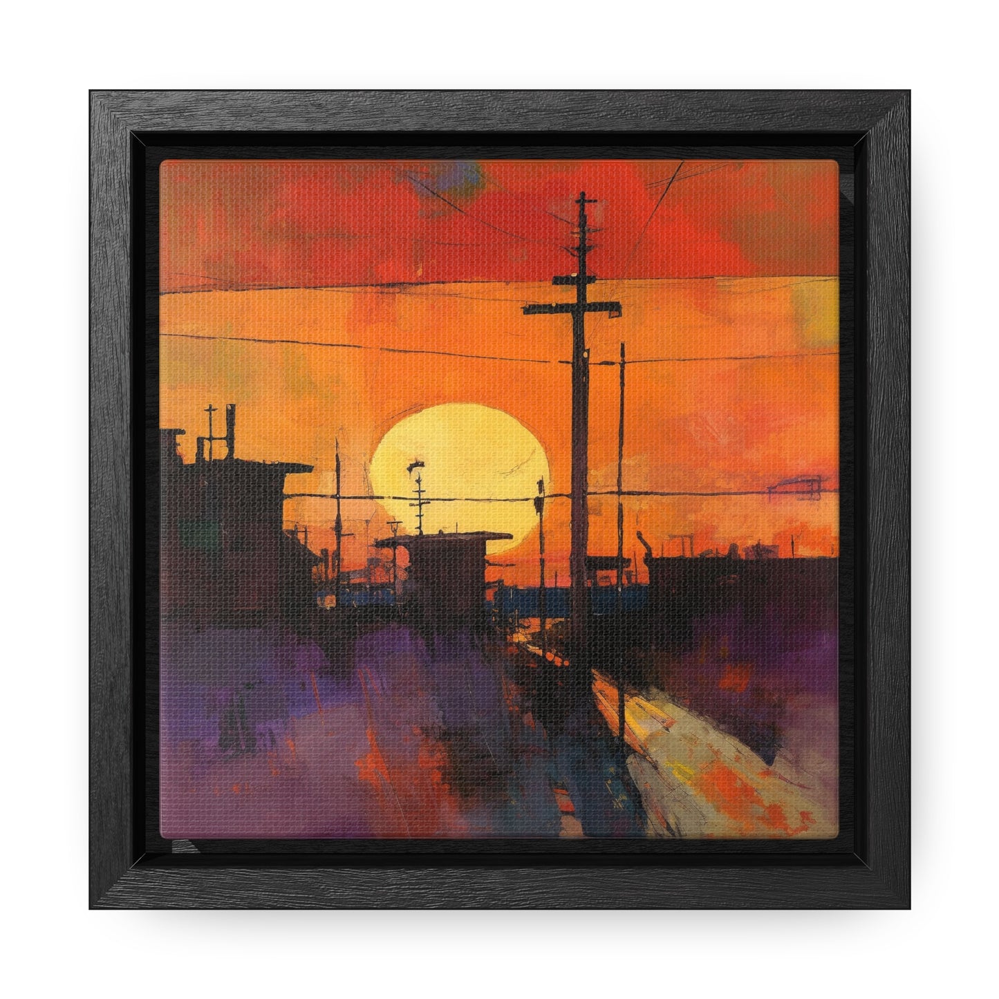 Land of the Sun 66, Valentinii, Gallery Canvas Wraps, Square Frame