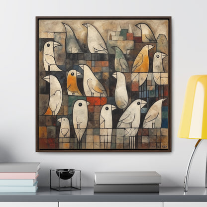 Bird 13, Gallery Canvas Wraps, Square Frame