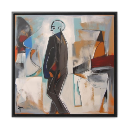 Sad Man 15, Valentinii, Gallery Canvas Wraps, Square Frame