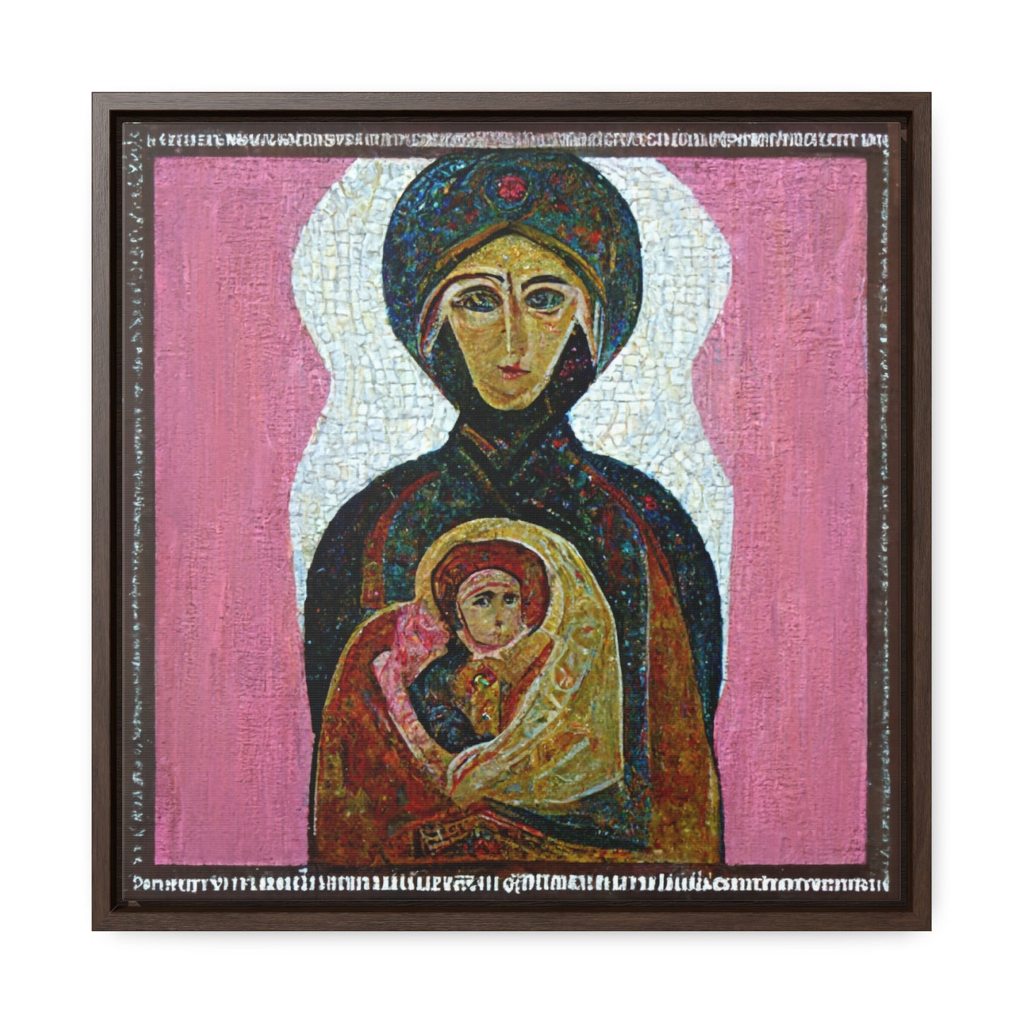 Mary and the Child 21, Valentinii, Gallery Canvas Wraps, Square Frame