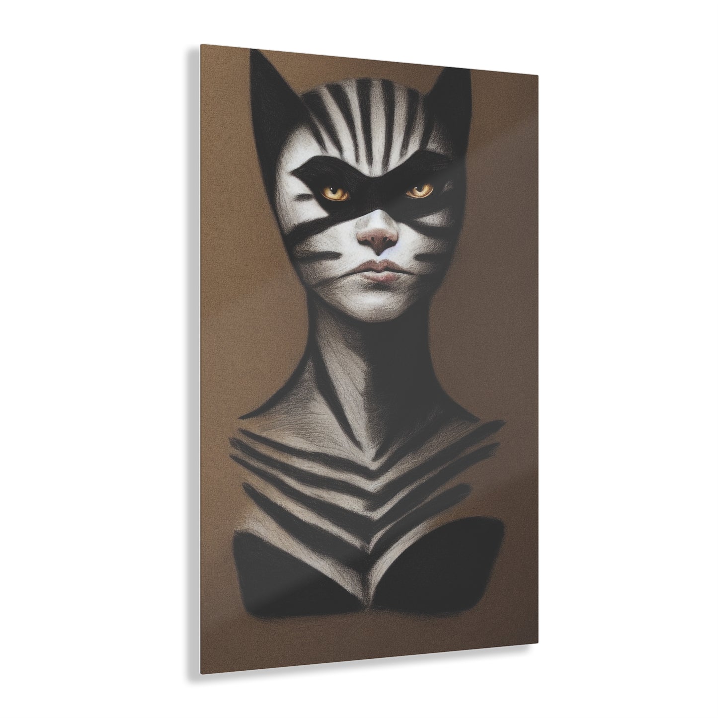 Cat Woman 39  Acrylic Prints