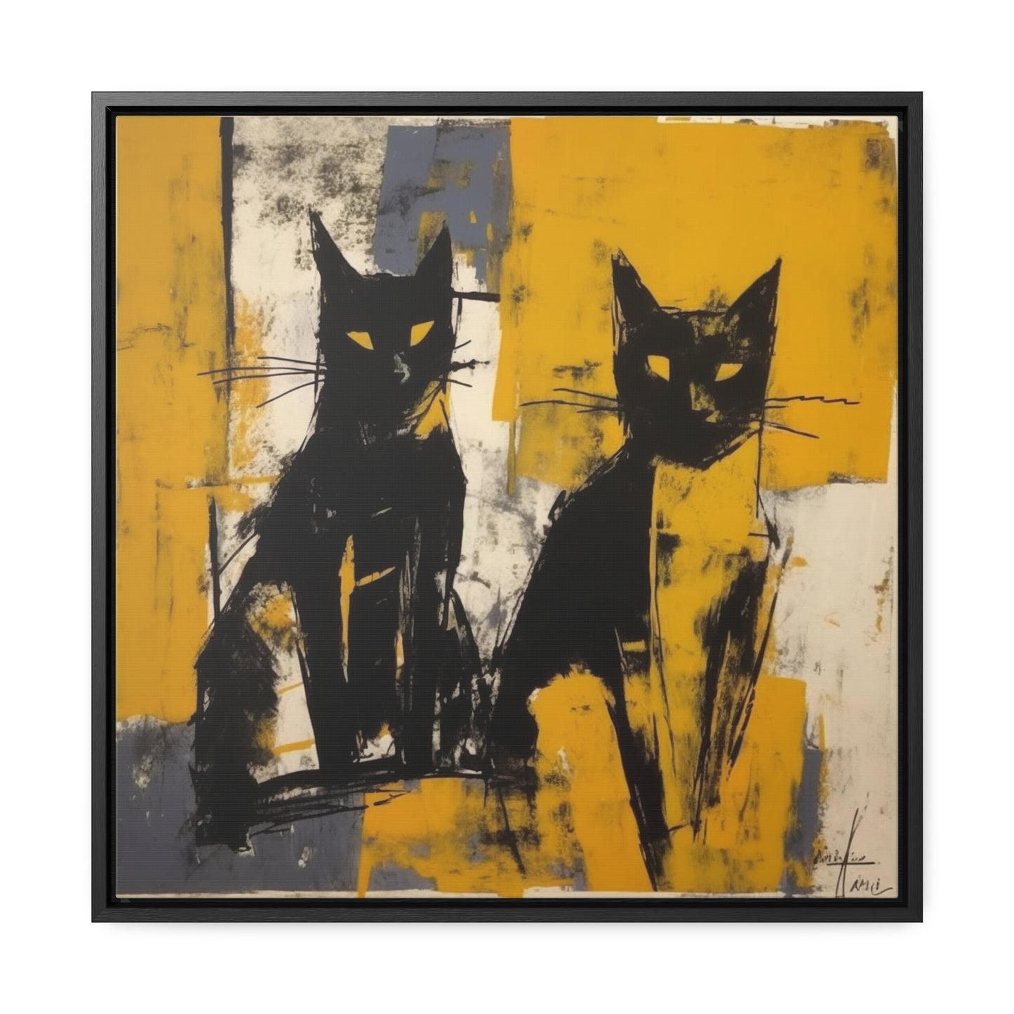 Cat 14, Gallery Canvas Wraps, Square Frame