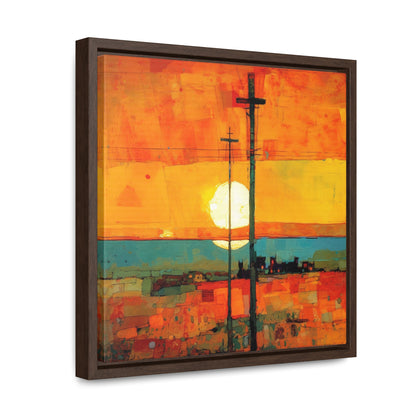 Land of the Sun 67, Valentinii, Gallery Canvas Wraps, Square Frame