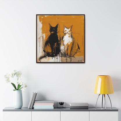 Cat 11, Gallery Canvas Wraps, Square Frame