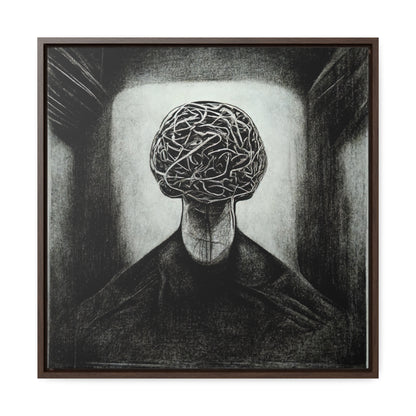 Brain 16, Valentinii, Gallery Canvas Wraps, Square Frame