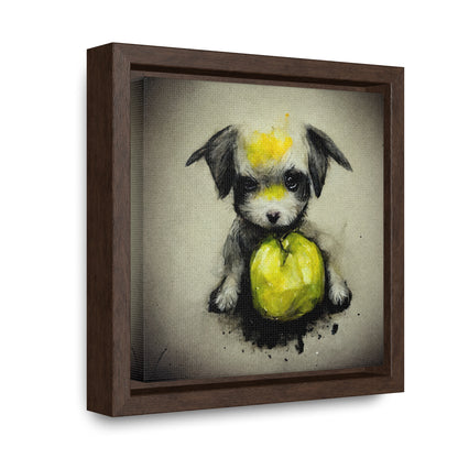 Dogs and Puppies 5, Valentinii, Gallery Canvas Wraps, Square Frame