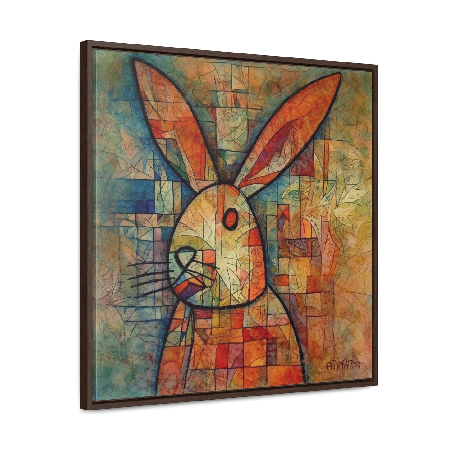 Rabbit 3, Gallery Canvas Wraps, Square Frame