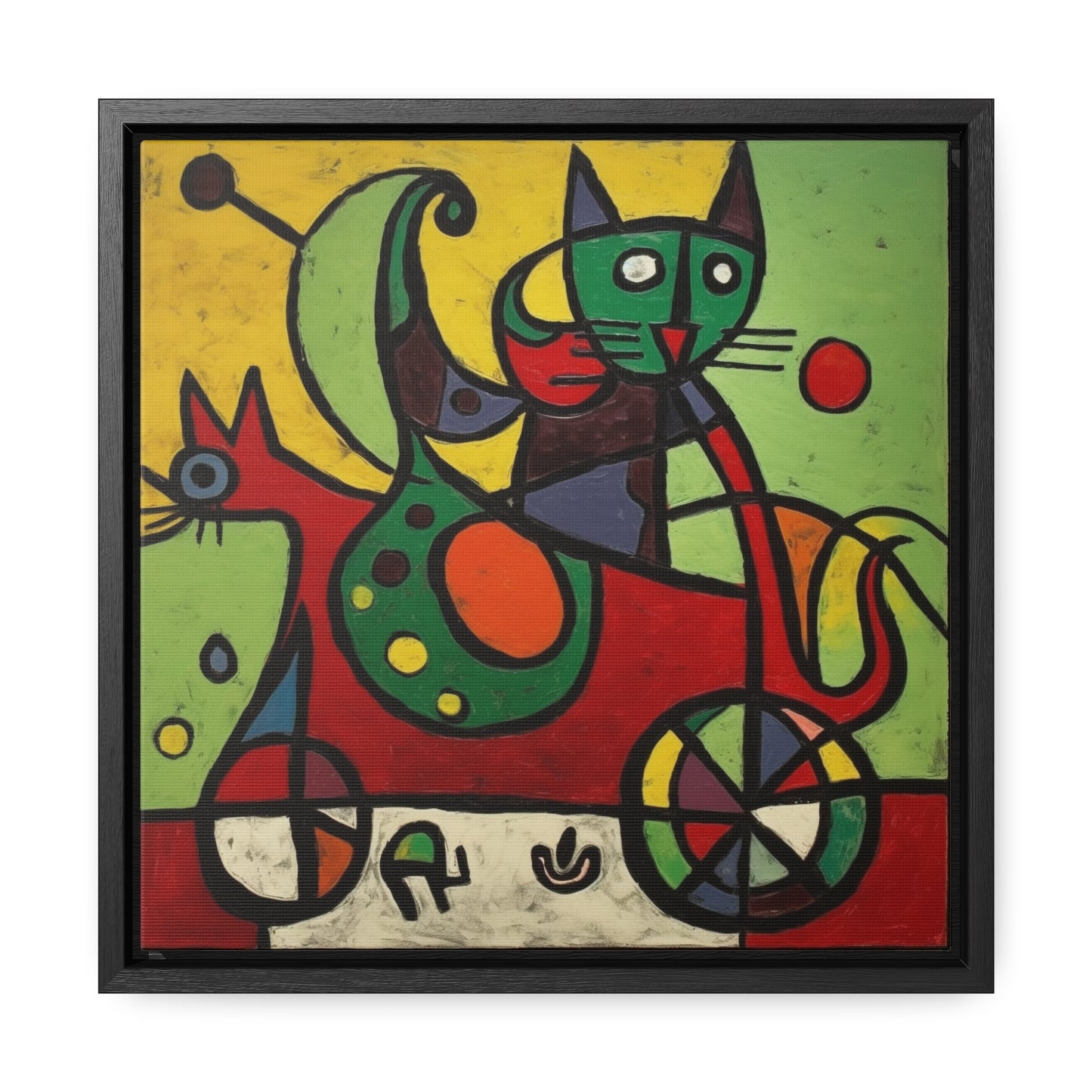 Cat 149, Gallery Canvas Wraps, Square Frame