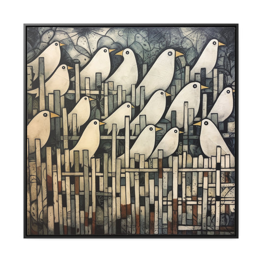 Bird 29, Gallery Canvas Wraps, Square Frame