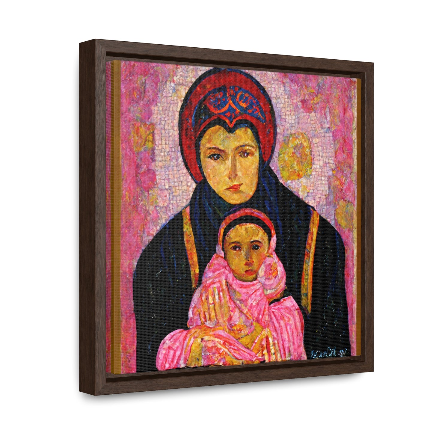 Mary and the Child 13, Valentinii, Gallery Canvas Wraps, Square Frame