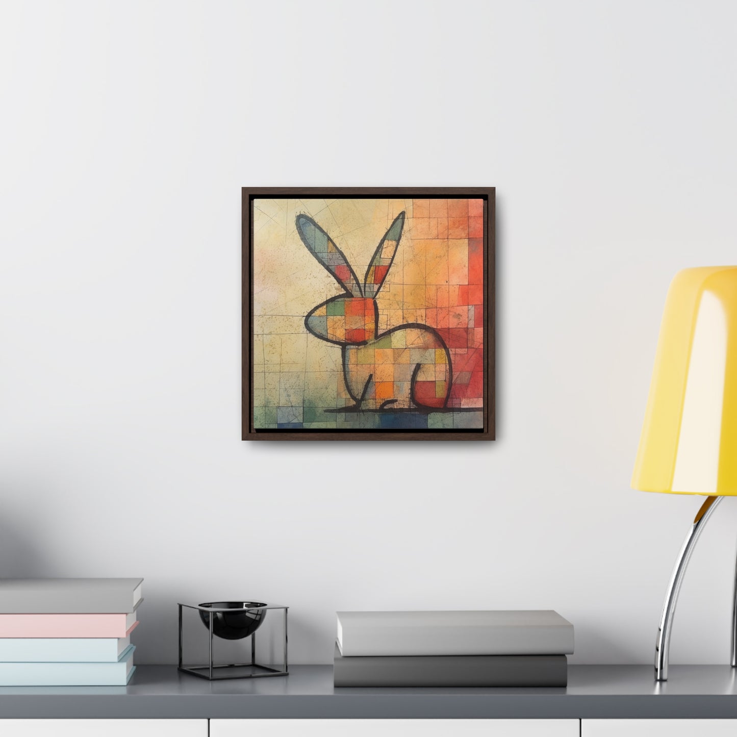 Rabbit 26, Gallery Canvas Wraps, Square Frame