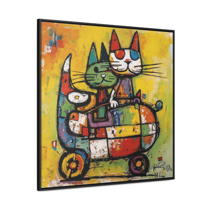 Cat 116, Gallery Canvas Wraps, Square Frame