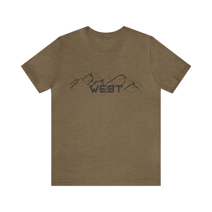 West, Unisex Jersey Short Sleeve Tee