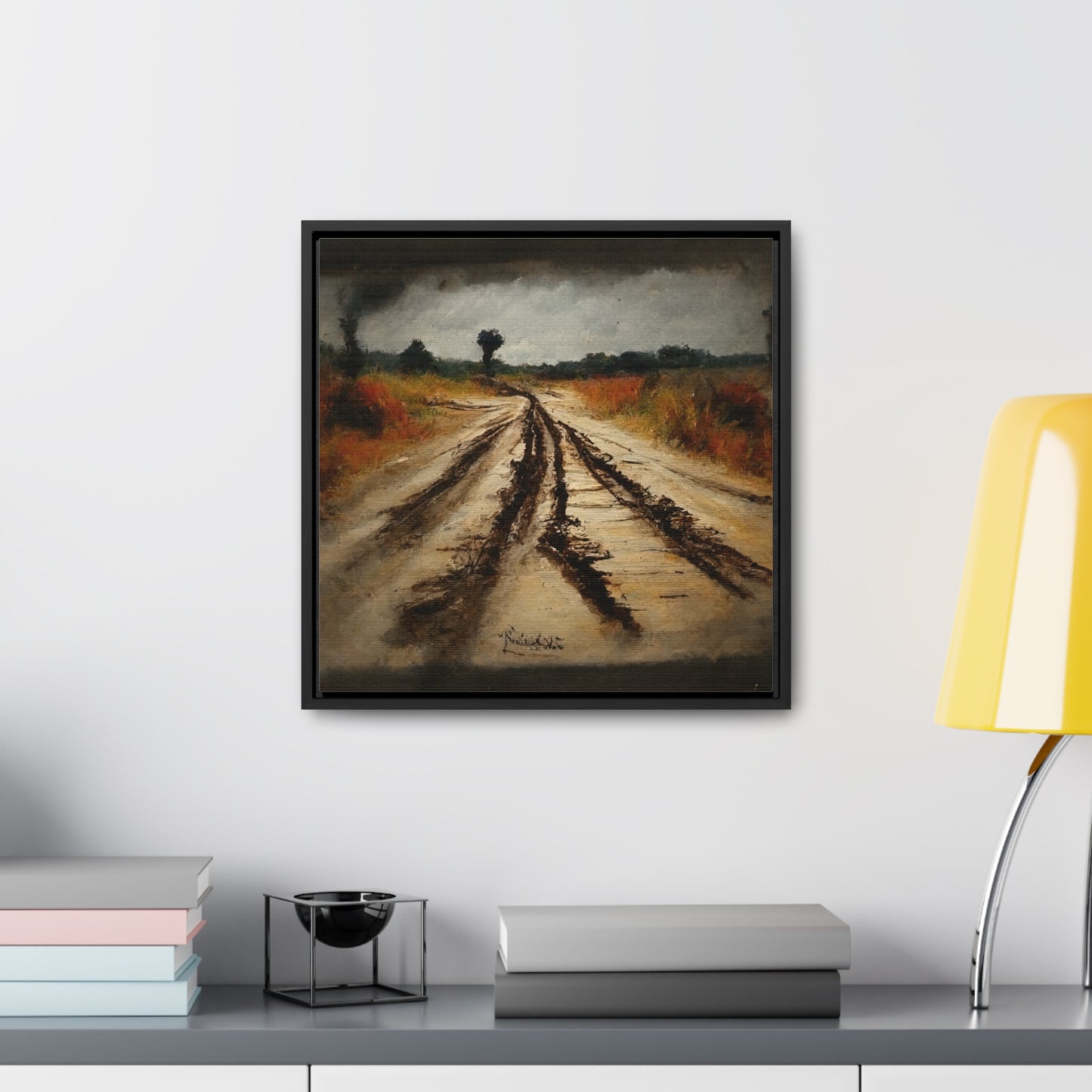 To the Rainy Land 9, Valentinii, Gallery Canvas Wraps, Square Frame