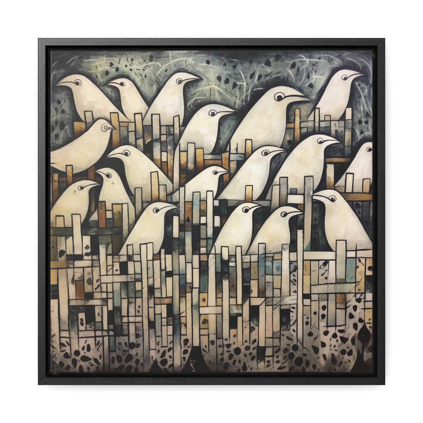 Bird 37, Gallery Canvas Wraps, Square Frame