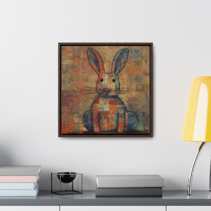 Rabbit 21, Gallery Canvas Wraps, Square Frame