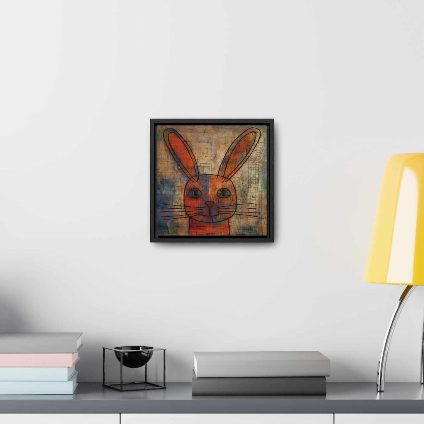 Rabbit 2, Gallery Canvas Wraps, Square Frame