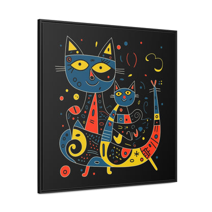 Cat 138, Gallery Canvas Wraps, Square Frame