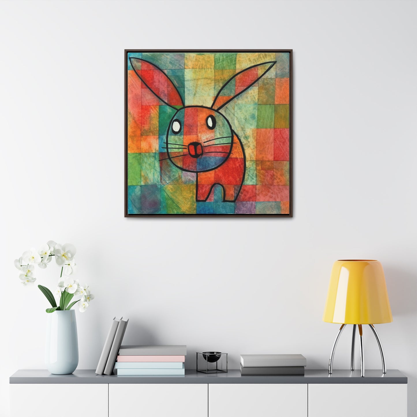 Rabbit 11, Gallery Canvas Wraps, Square Frame