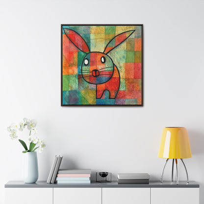 Rabbit 11, Gallery Canvas Wraps, Square Frame