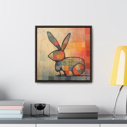 Rabbit 37, Gallery Canvas Wraps, Square Frame