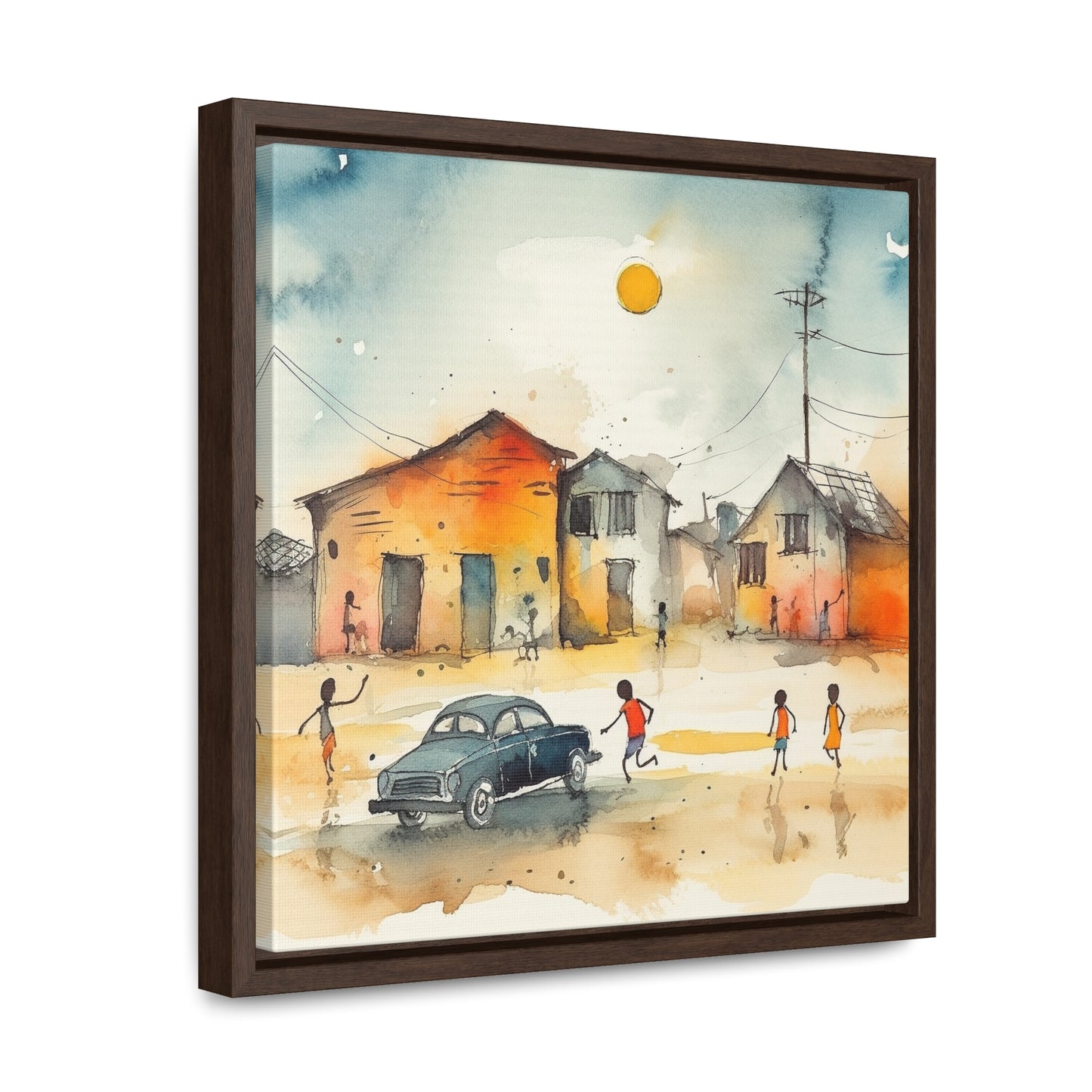 Childhood 13, Valentinii, Gallery Canvas Wraps, Square Frame