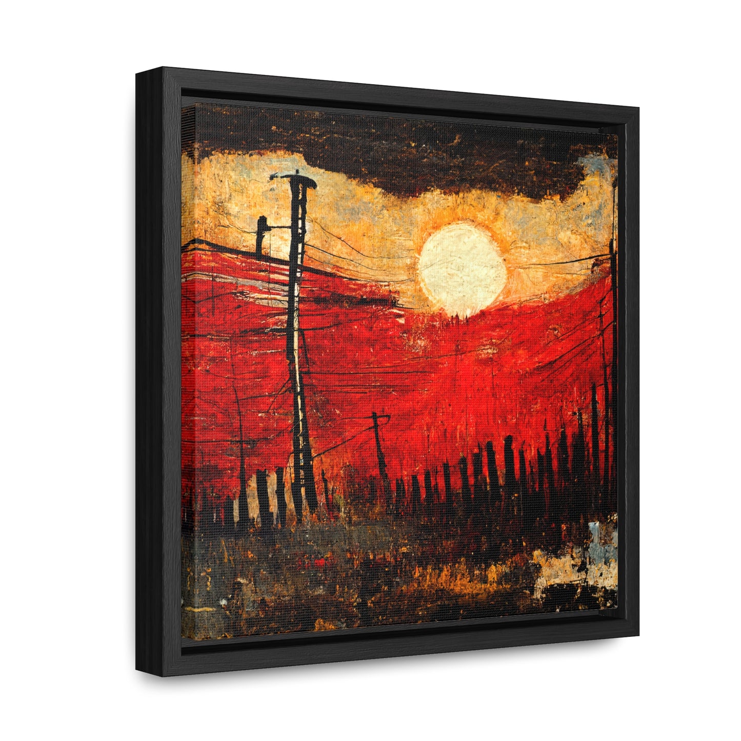 Land of the Sun 21, Valentinii, Gallery Canvas Wraps, Square Frame