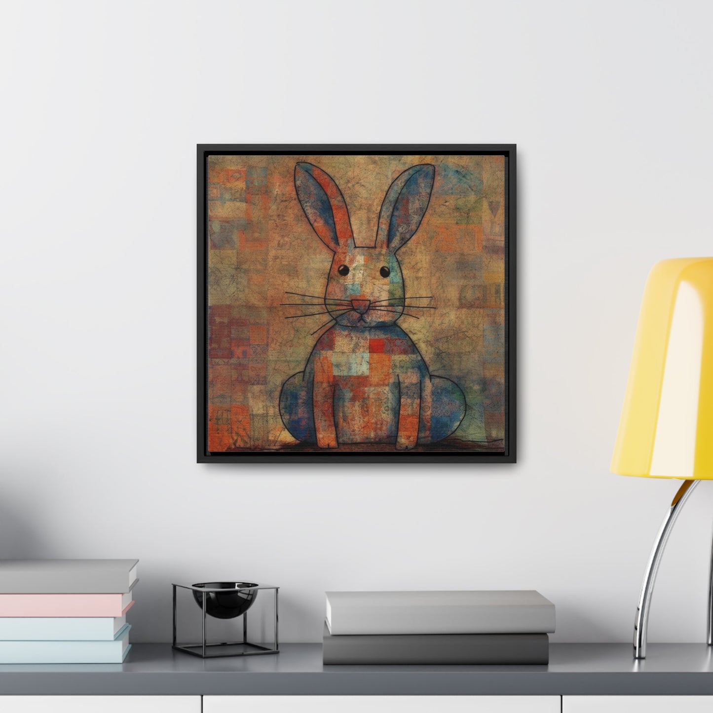 Rabbit 21, Gallery Canvas Wraps, Square Frame