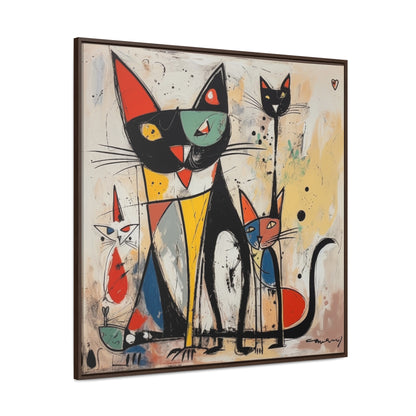 Cat 63, Gallery Canvas Wraps, Square Frame