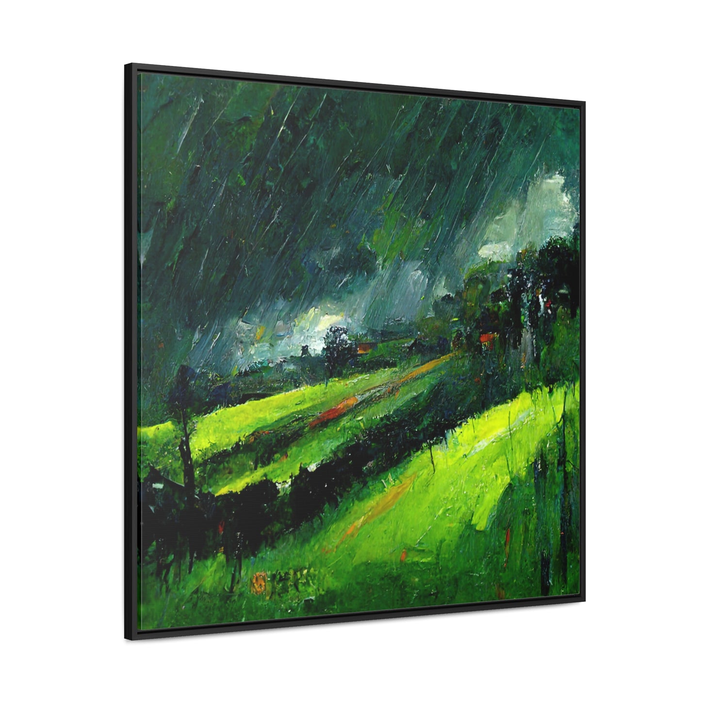To the Rainy Land 2, Valentinii, Gallery Canvas Wraps, Square Frame