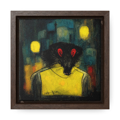 Urban Rat, Valentinii, Gallery Canvas Wraps, Square Frame