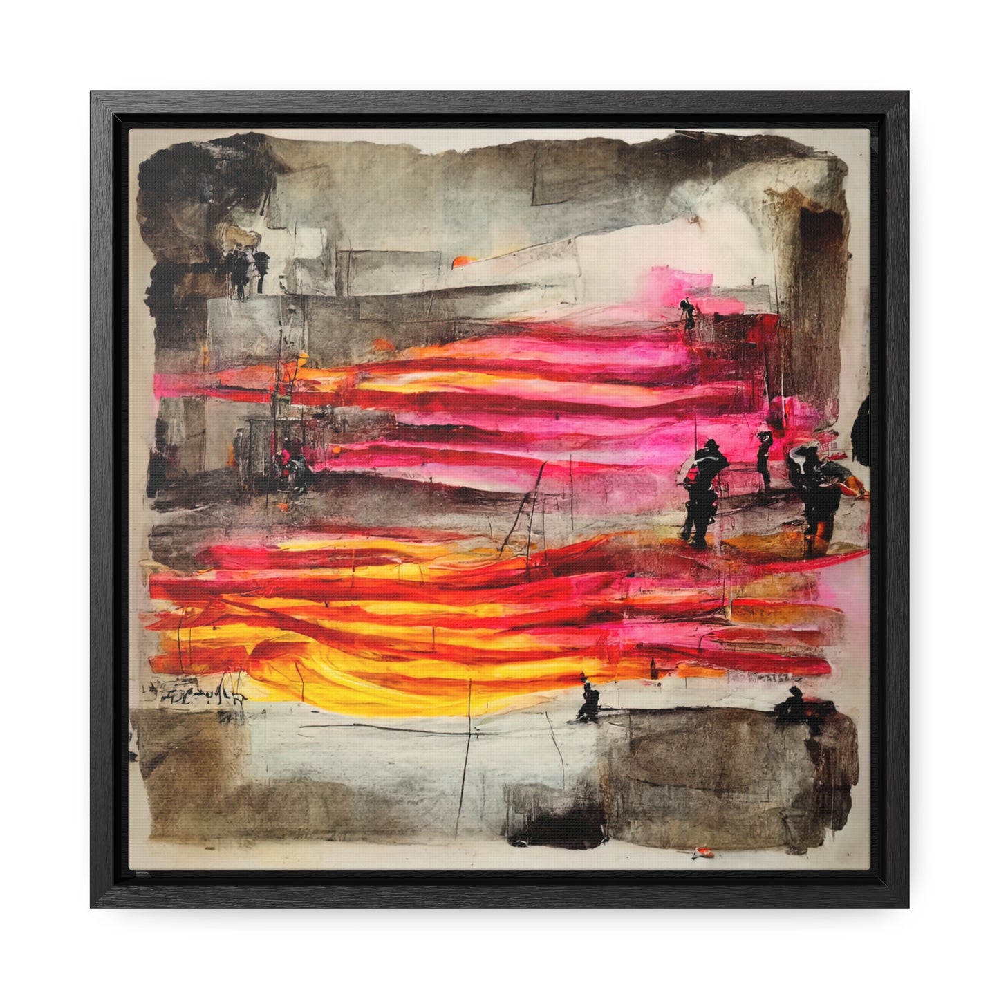 Land of the Sun 6, Valentinii, Gallery Canvas Wraps, Square Frame