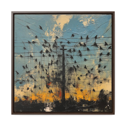 Bird 35, Gallery Canvas Wraps, Square Frame