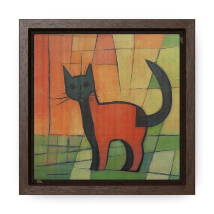 Cat 28, Gallery Canvas Wraps, Square Frame