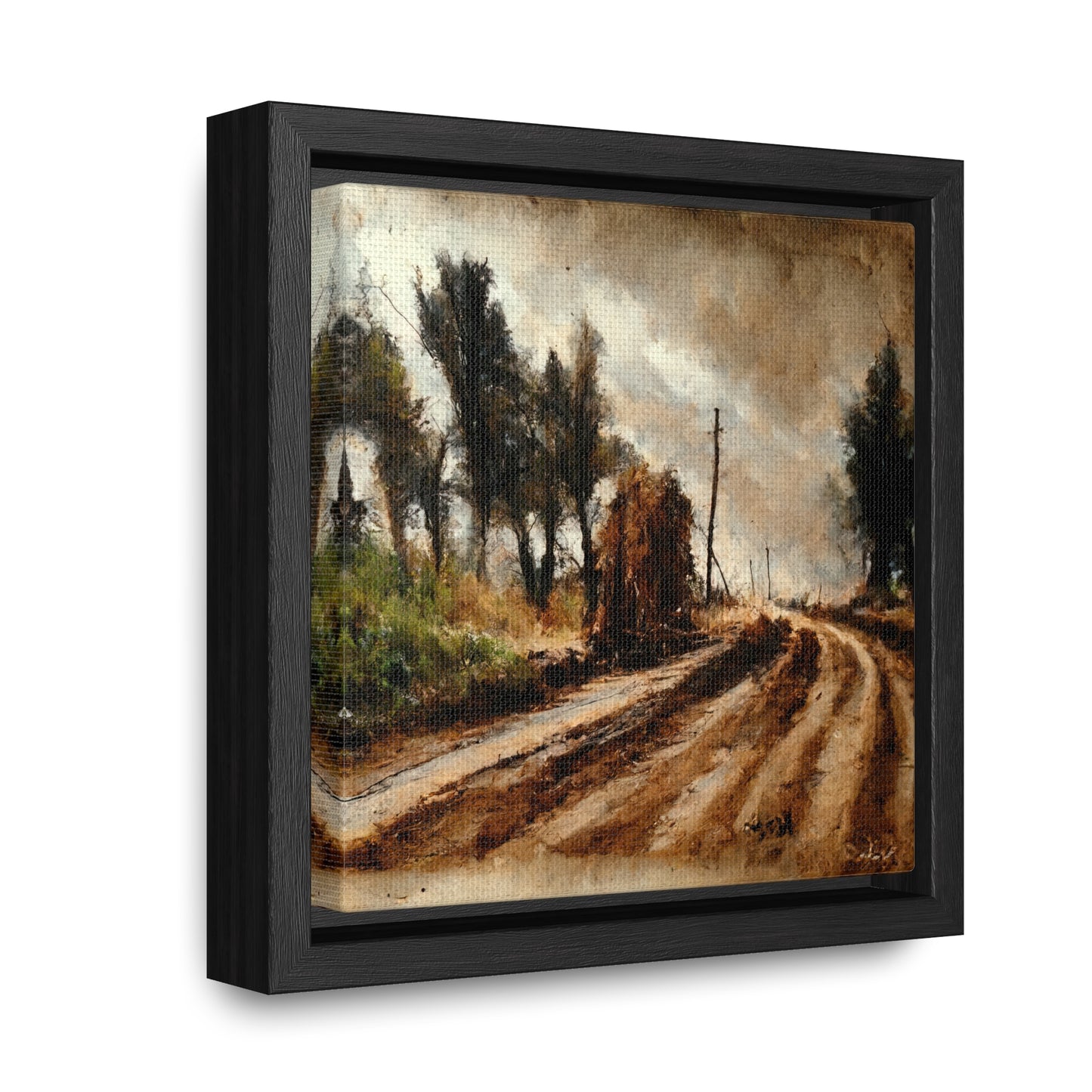 To the Rainy Land 10, Valentinii, Gallery Canvas Wraps, Square Frame