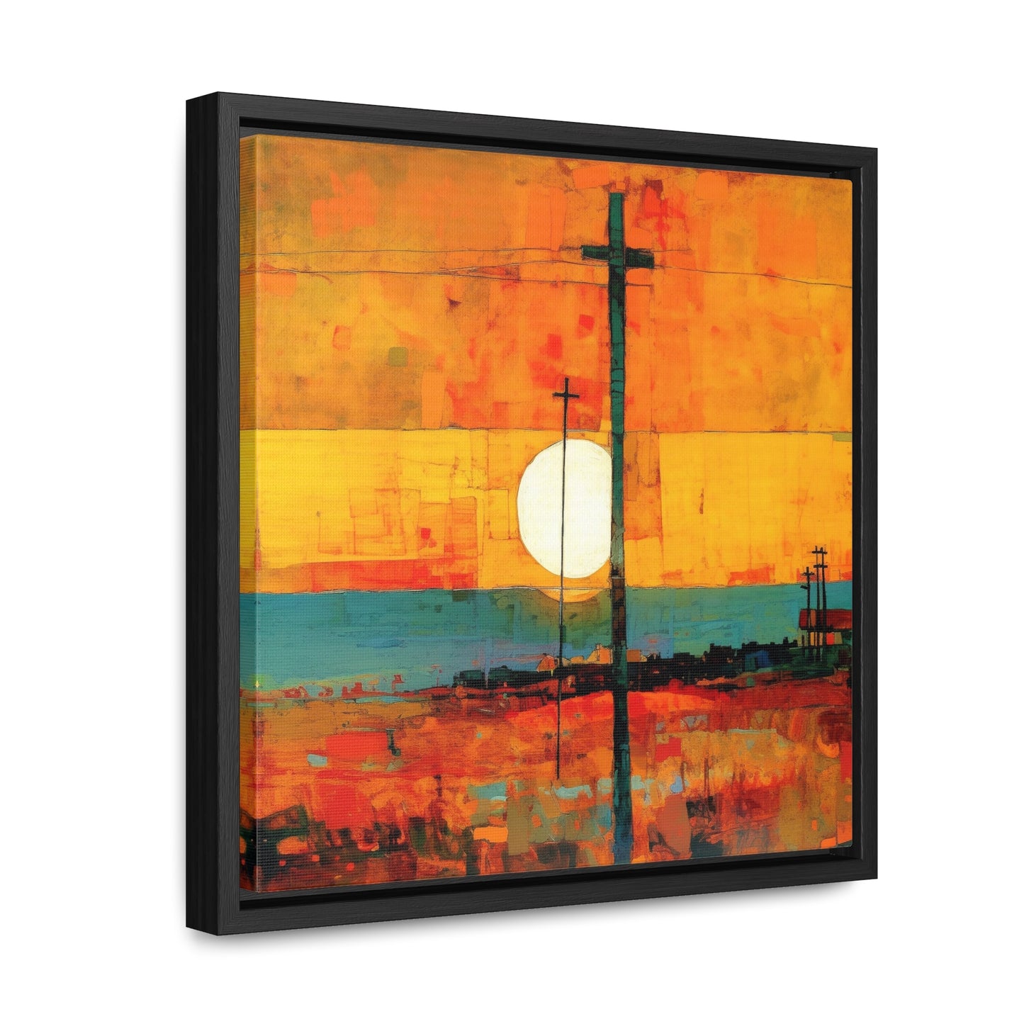 Land of the Sun 59, Valentinii, Gallery Canvas Wraps, Square Frame