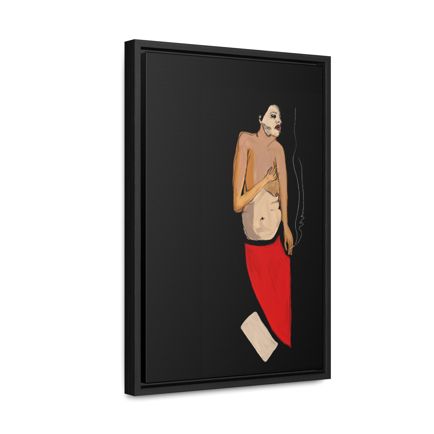 A Depressive Aladdin, Original Eduard Pavel, Gallery Canvas Wraps, Vertical Frame