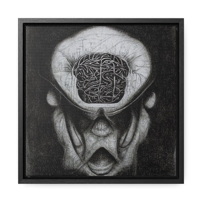 Brain 10, Valentinii, Gallery Canvas Wraps, Square Frame