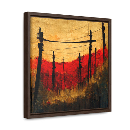 Land of the Sun 18, Valentinii, Gallery Canvas Wraps, Square Frame